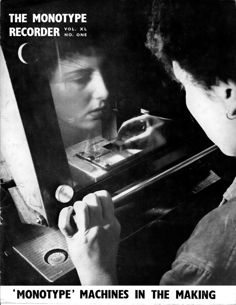 Monotype in the making